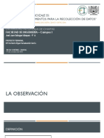 Tecnicas e Instrumentos para La Recolección de Datos