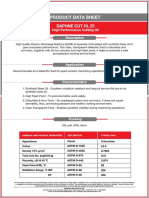 Product Data Sheet: High Performance Cutting Oil