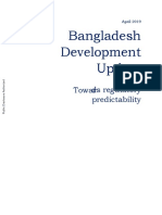 Bangladesh Development Update Towards Regulatory Predictability