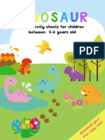 Fun Activity Sheets For Children Between 3-6 Years Old: D Yo Ur y No W !