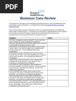 Business Case Review: BI and The Portfolio: Improving Annual Planning