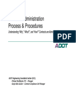 Contract Administration Process and Procedures, ADoT PDF