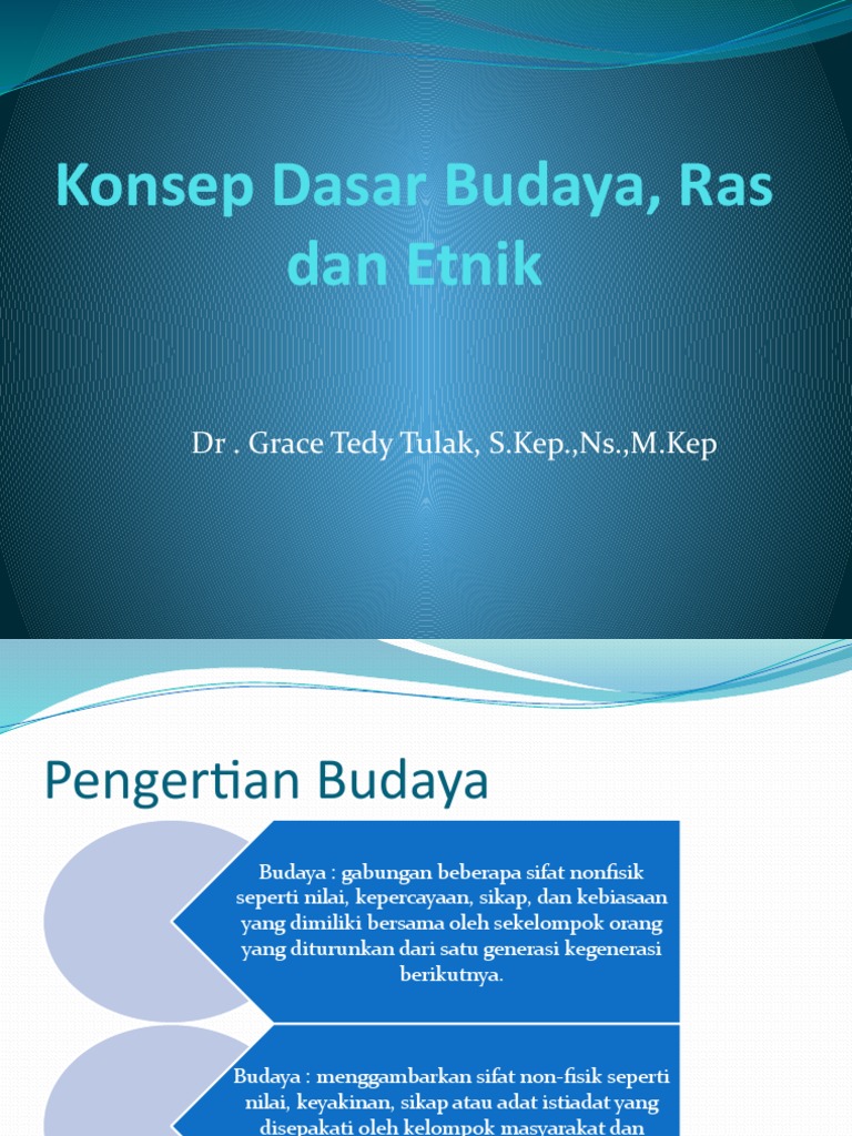 Konsep Budaya, Ras, dan Etnik Indonesia | PDF | Ilmu Sosial | Agama ...