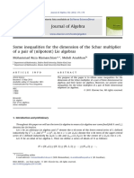 Journal of Algebra: Mohammad Reza Rismanchian, Mehdi Araskhan