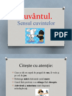 Cuvântul-Sensul Cuvintelor