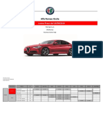 Alfa-Romeo Giulia Listino PDF