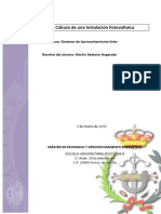 Cálculo de Una Instalación Fotovoltaica - Abeleira Nogareda Martín