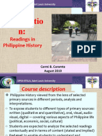 Philippine History Primary Sources SLU