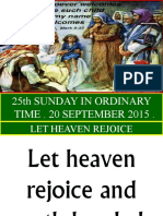 25th Sunday in Ordinary Time SVF