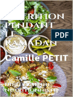 La nutrition pendant le Ramadan - Camille PETIT