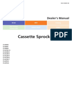 Cassette Sprocket: Dealer's Manual