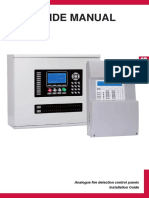 Guide Manual: Analogue Fire Detection Control Panels Installation Guide