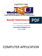 Chapter One: Banadir Stateuniversity (Bsu)