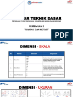 Gambar Teknik Dasar - Pertemuan 2 PDF