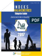 Indeks Kemahalan Konstruksi Kabupaten Asahan 2017