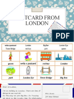 Postcard Views of London Landmarks