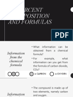 Percent Composition and Formulas