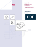 Service Parts Manual: Series 40 MMF035D and MMV035D Axial Piston Motors