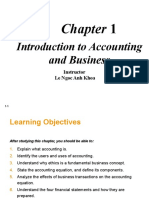 Introduction To Accounting and Business: Instructor Le Ngoc Anh Khoa