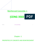 Reinforced Concrete - I: (CENG 3502)