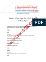 PPSC Botany New 2013-2020@03314740614 PDF