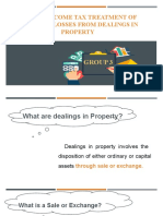 Special Income Tax Treatment of Gains and Losses From Dealings in Property