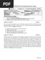 CPE440 - Computer Architecture - FA20 - S1 PDF