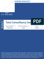 Tata Consultancy Services LTD: Size: Amount Size: % of Shares Size: % of Shares Price