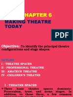 Chapter 6 Making Theatre Today