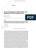 Arthur Danto From Photography to Philosophy_ Two Moments oF Post-Traditional Art.pdf