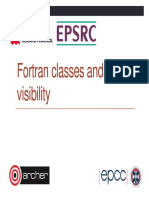 Fortran Classes and Data Visibility