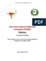 Senegal Plan Actions National D'efficacité Energétique PDF