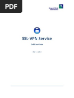 SSL-VPN Service: End User Guide