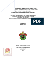 Kajian Pertumbuhan Dan Kualitas Rumput Laut Caulerpa SP Yang Dibudidayakan Pada Kedalaman Dan Jarak Tan Berbeda PDF