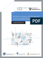BA (Hons) in Business and Management UN PDF