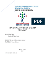 Investigación N°1 - Energía Nuclear