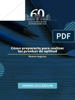 Cómo prepararte para las pruebas de aptitud UCA