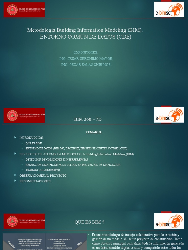 Criterios para Modelado BIM Eficiente | PDF | Modelado de información ...
