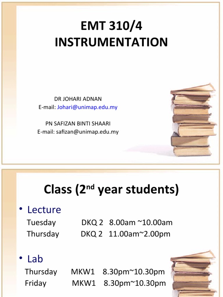 Electronic Instrumentation Course Outline | PDF | Analog To Digital ...
