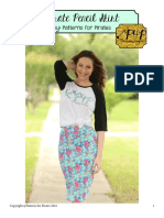 Pirate Pencil Skirt: By: Patterns For Pirates