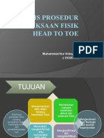 Analisis Prosedur Pemeriksaan Fisik Head To Toe