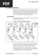 A2 - Phenol Distillation: Process Data