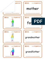 Flashcards Family PDF