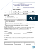 Acta reunión gestión estrategia