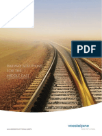 Railway Solutions FOR THE Middle East