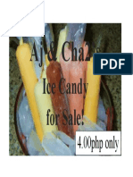 Aj & Cha2's: Ice Candy For Sale!