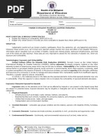 Department of Education: Module in Disaster Readiness and Risk Reduction Grade 12 First Quarter Week 3