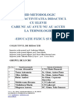 GHID Metodologic Educatie Fizica Si Sport PDF