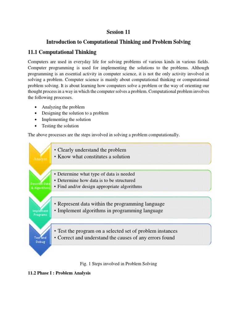 Lecture 11 - Introduction To Computational Thinking and Problem Solving ...