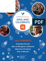 Sing and Celebrate: Fall Concerts